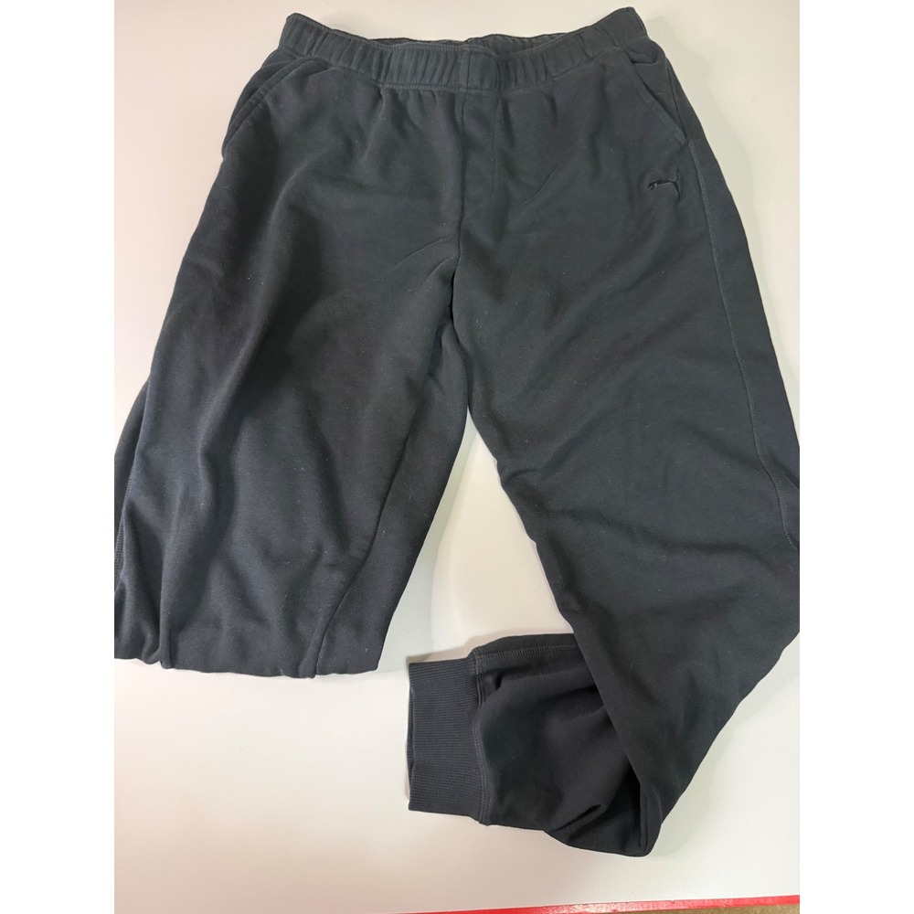 Puma Mens Sportlifestyle Fleece Joggers Sweatpants Black XL RN 62200